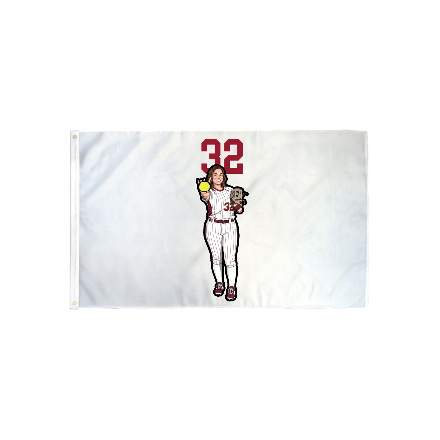 3x5 Flag — Number Top in Classic