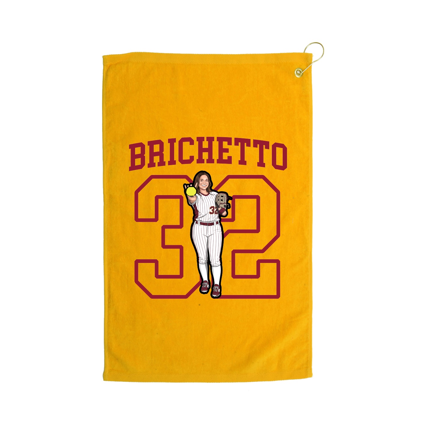 Golf Towel — Shirsey in Gold