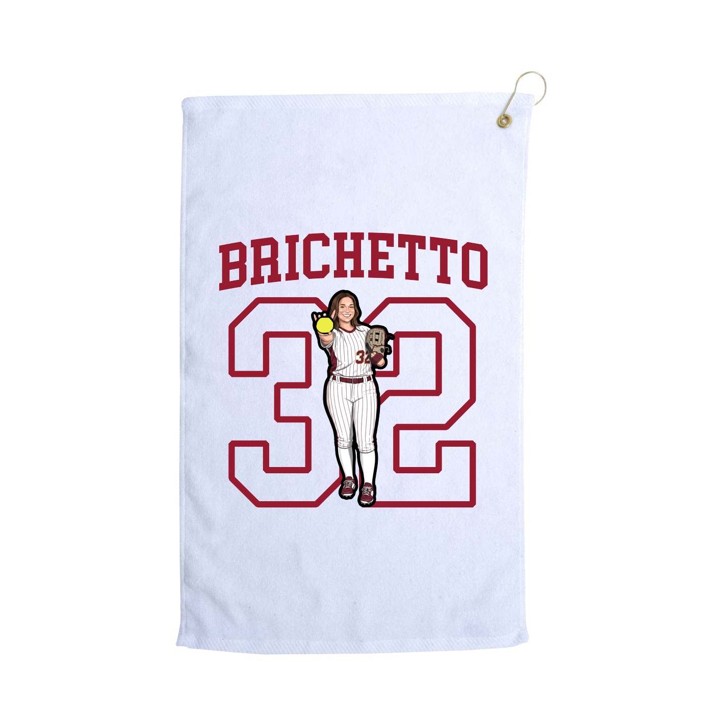 Golf Towel — Shirsey in White