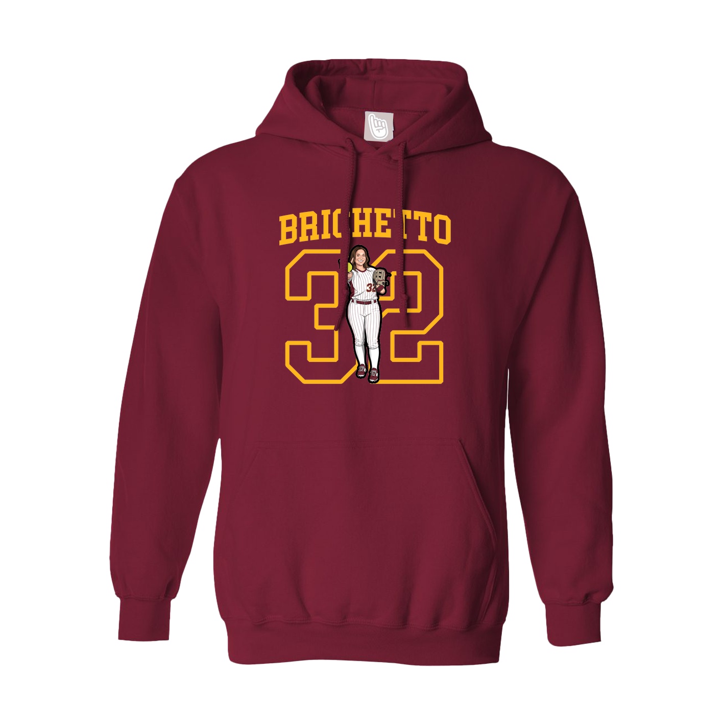 Hoodie — Shirsey in Cardinal