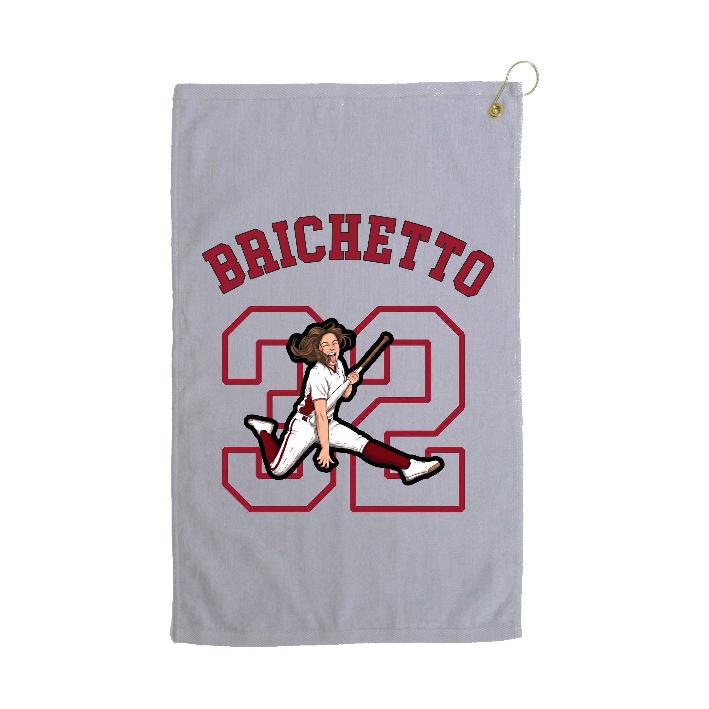Golf Towel — Shirsey Arch in Grey