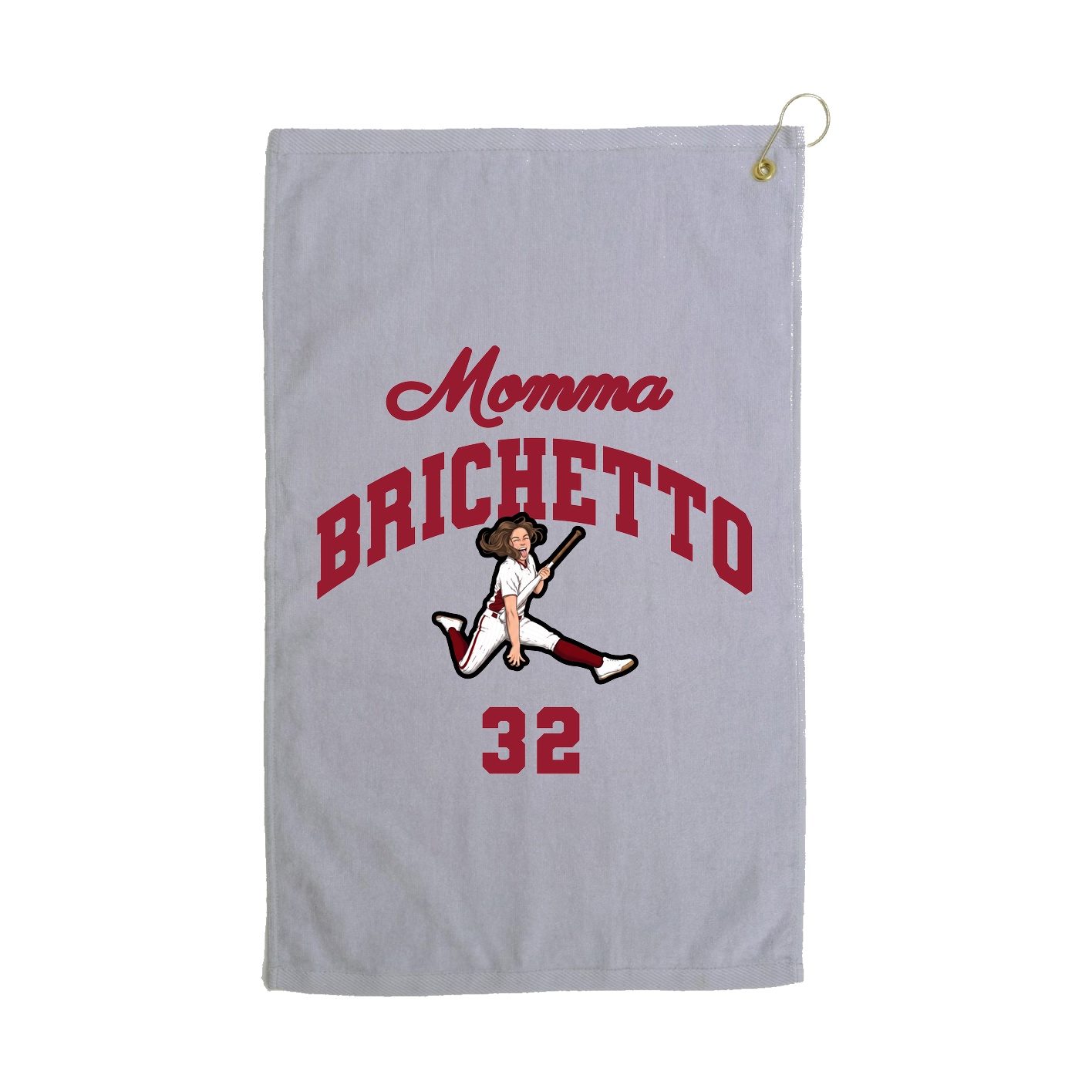 Golf Towel — Mothers Day Arch in Grey
