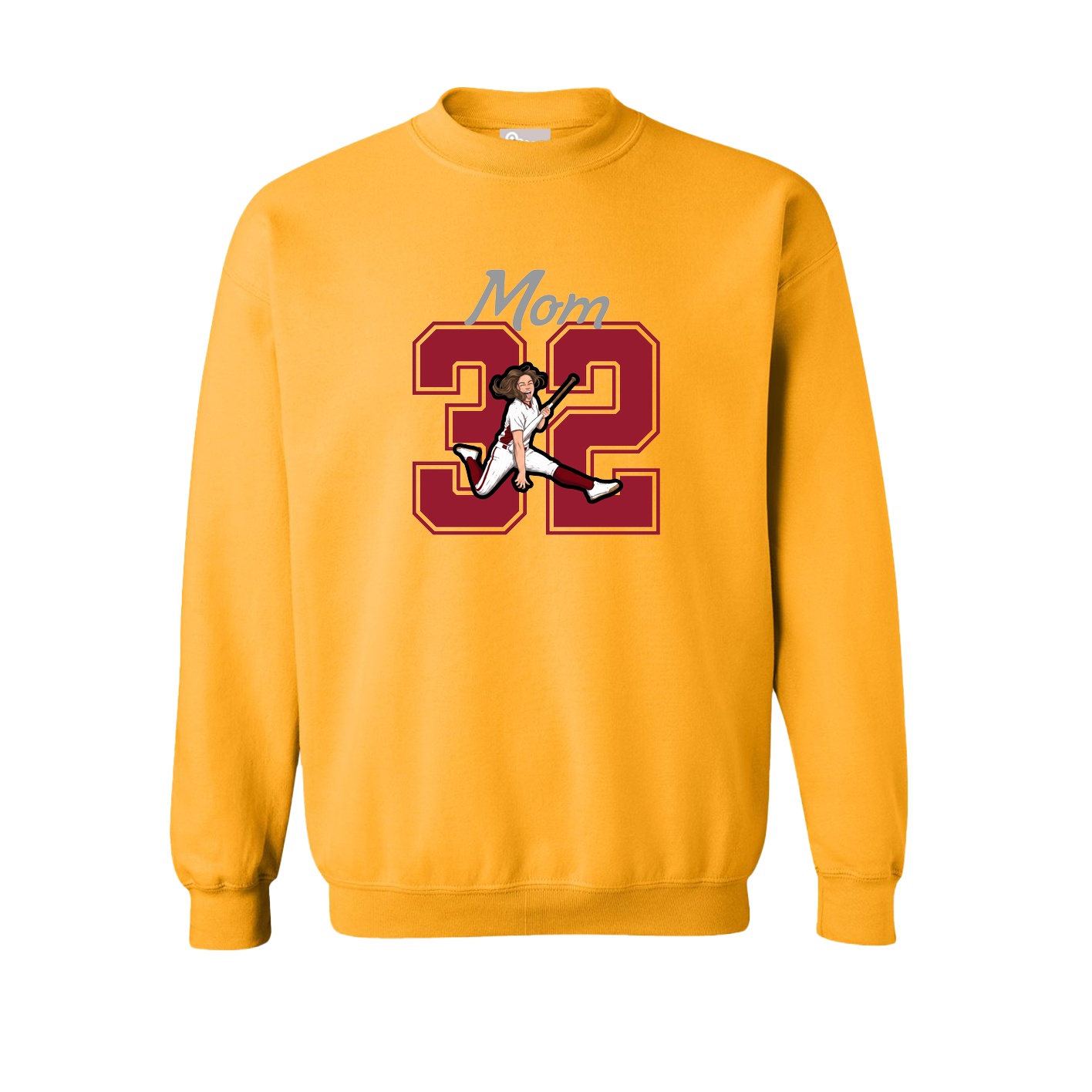 Fleece Crew — Mothers Day Shirsey in Gold