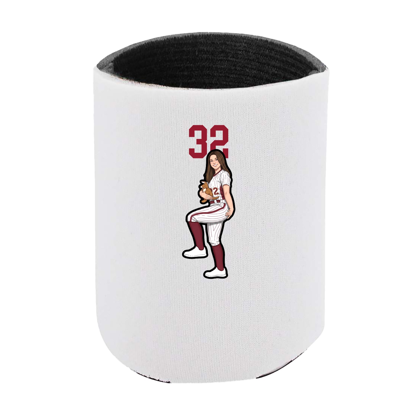 Can Holder — Number Top in White