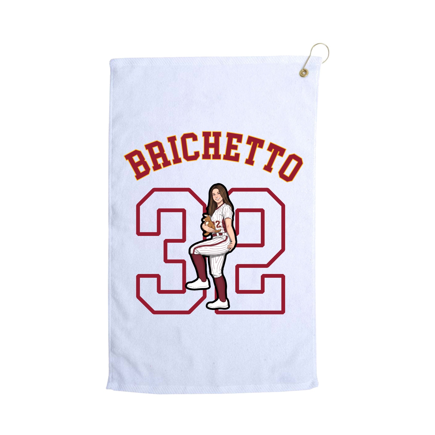 Terry Velour Golf Towel
