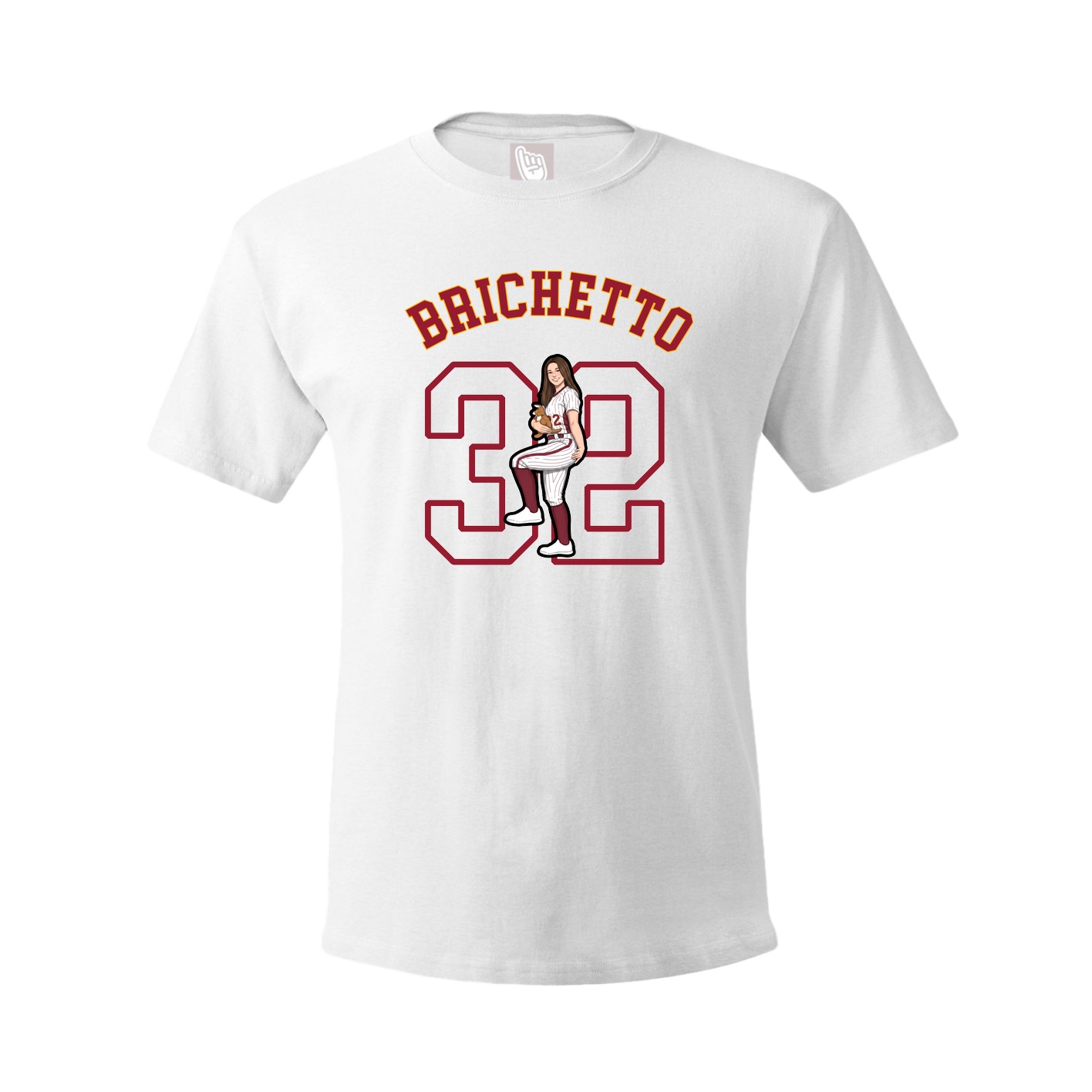 Tee — Shirsey Arch in White