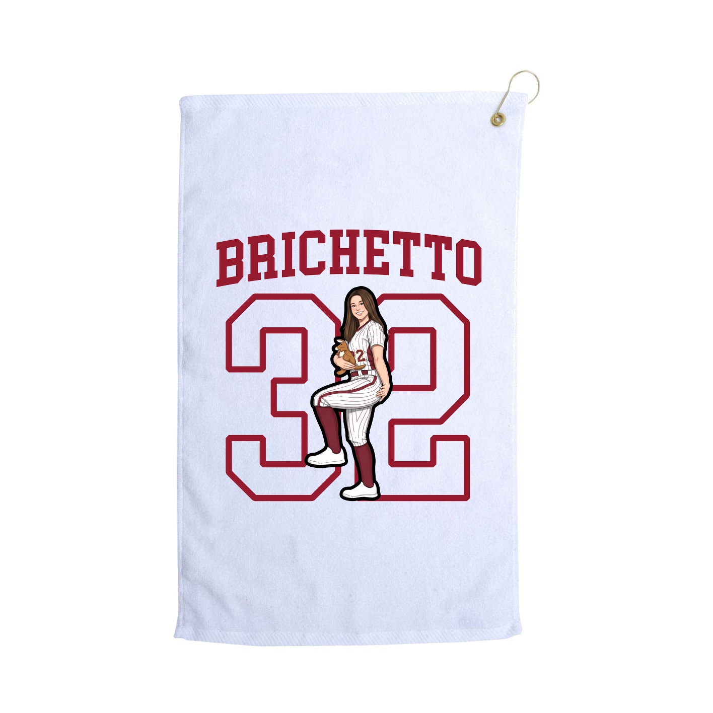 Golf Towel — Shirsey in White