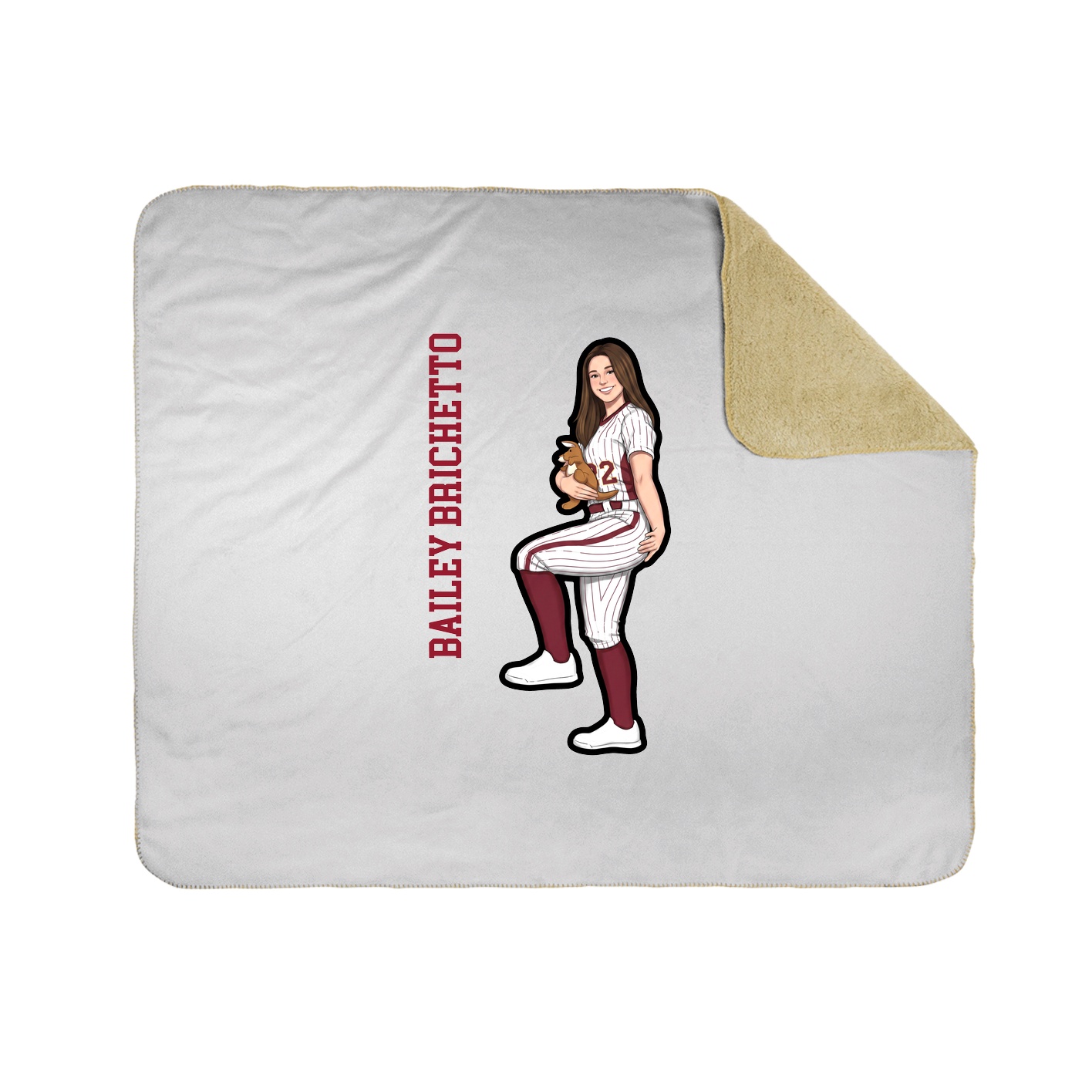 50x60 Sherpa Lined Throw Blanket