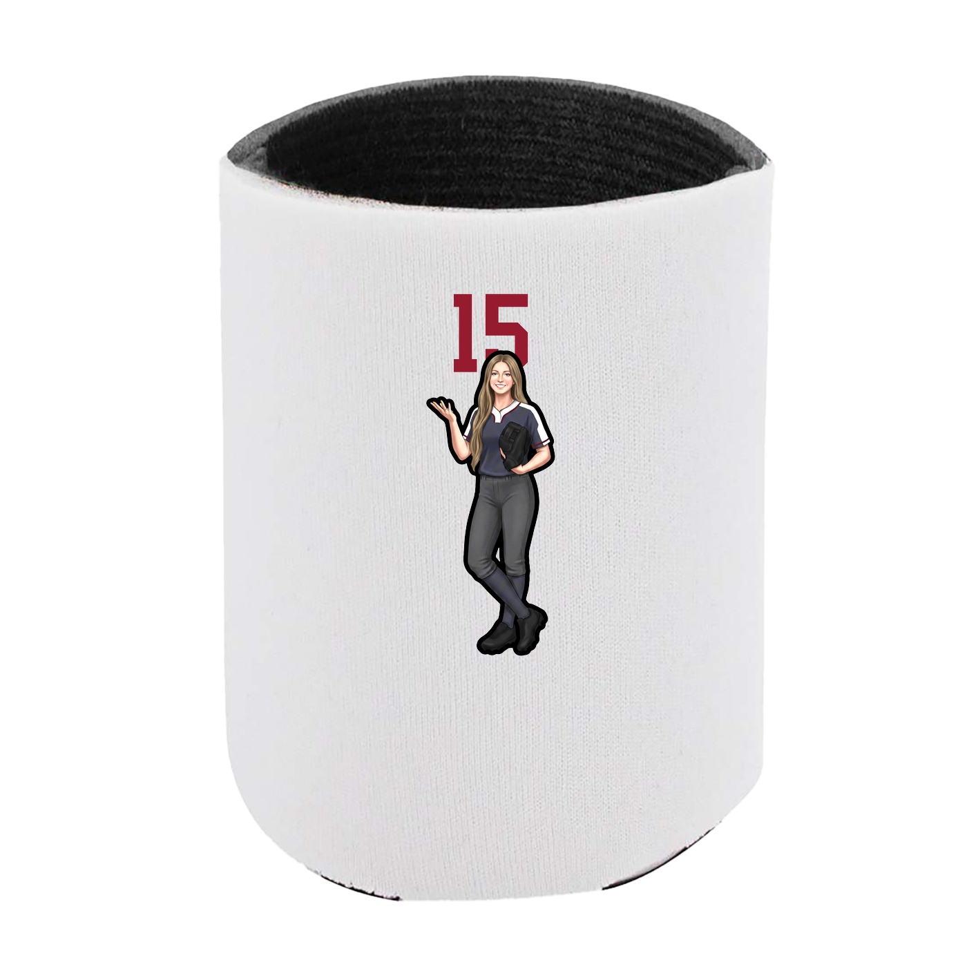 Can Holder — Number Top in White