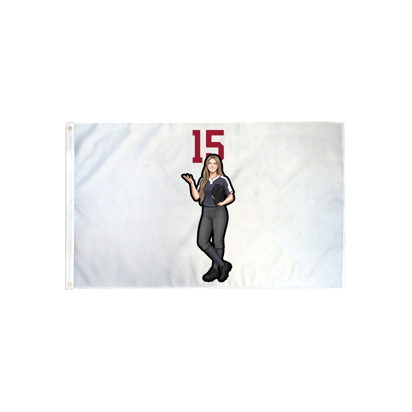 3x5 Flag — Number Top in Classic