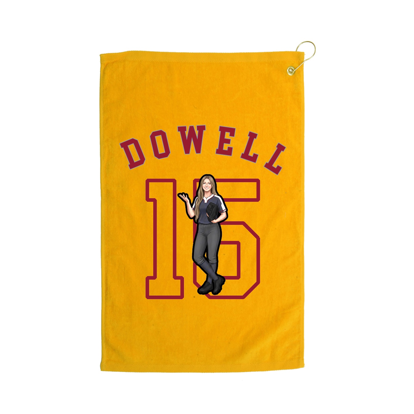 Golf Towel — Shirsey Arch in Gold