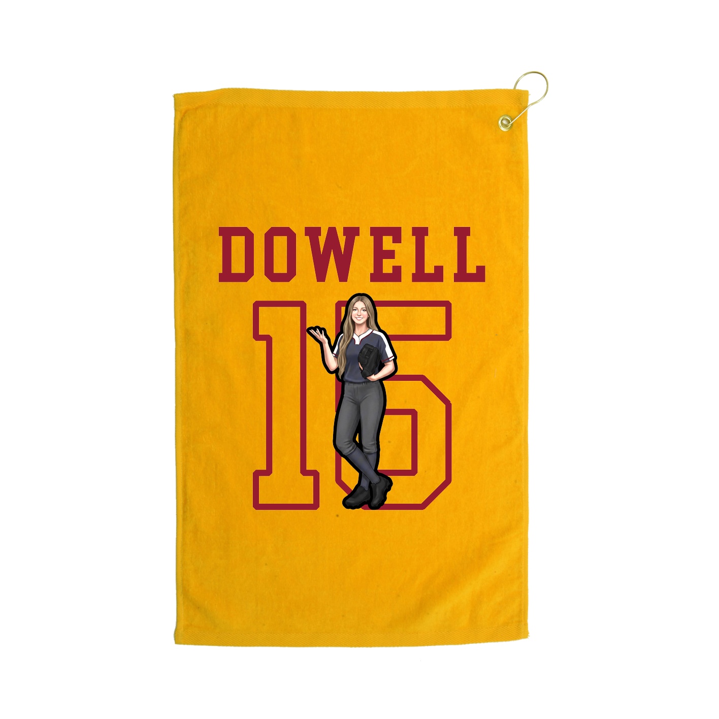 Golf Towel — Shirsey in Gold