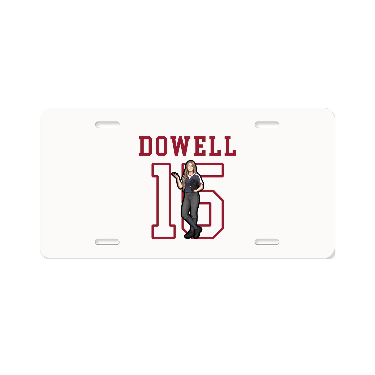 License Plate — Shirsey in Classic