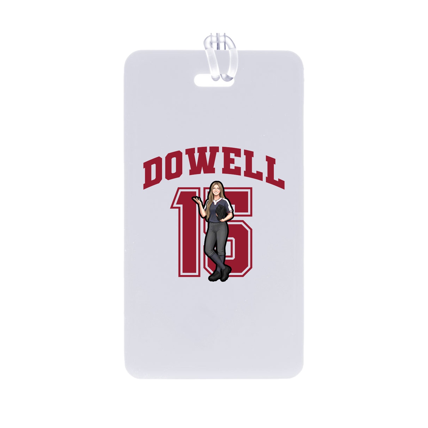 Bag Tag — Number in Classic