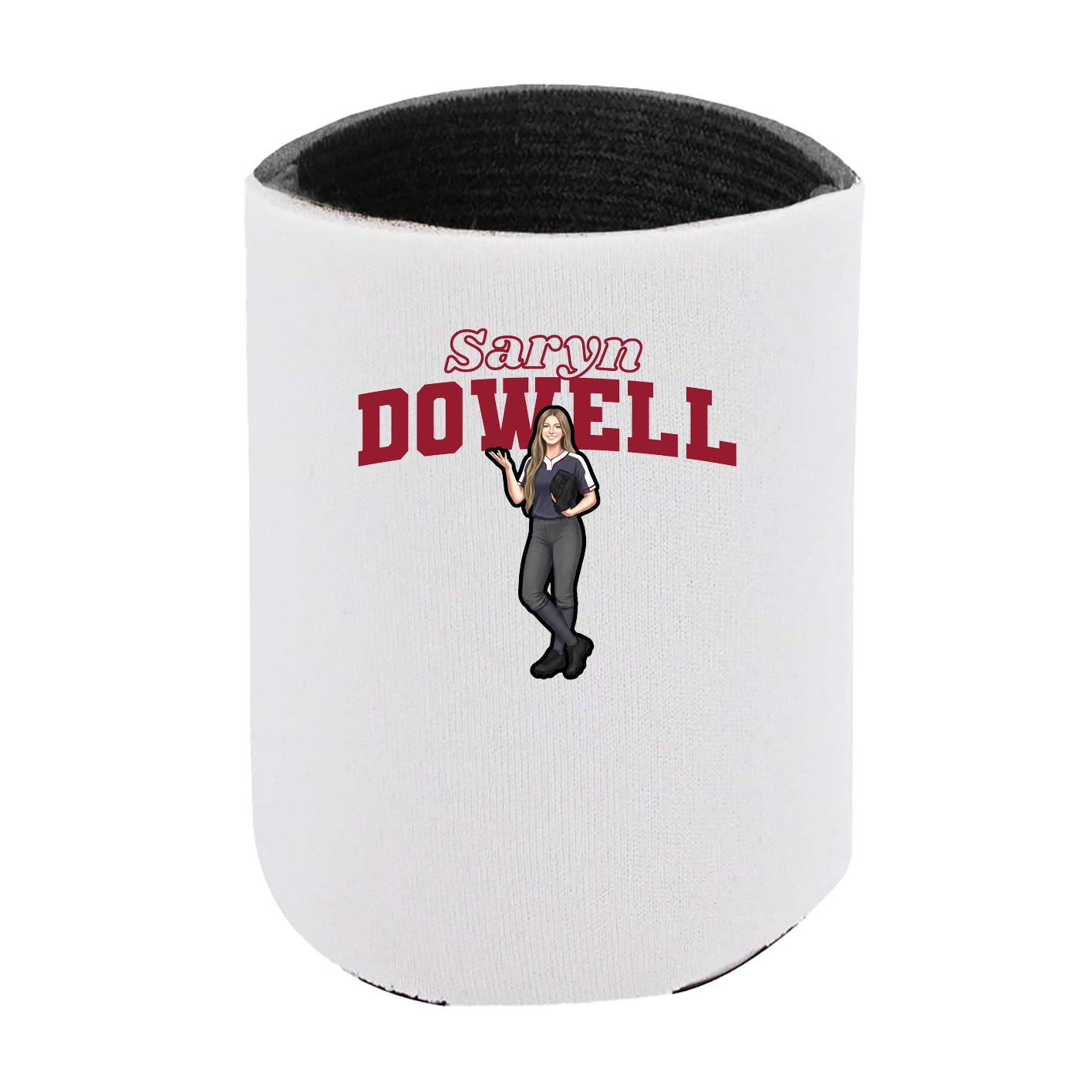 Can Holder — Name Arch in White