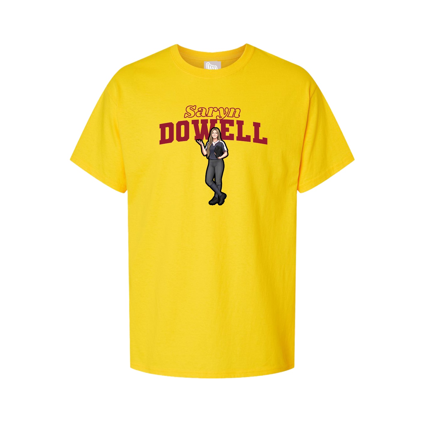 Tee — Name Arch in Gold