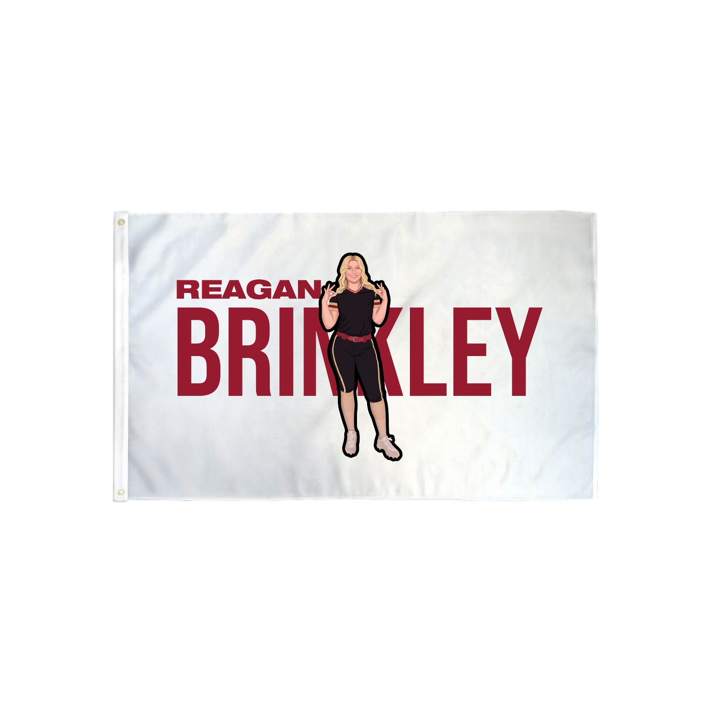 3x5 Flag — Player Name in Classic