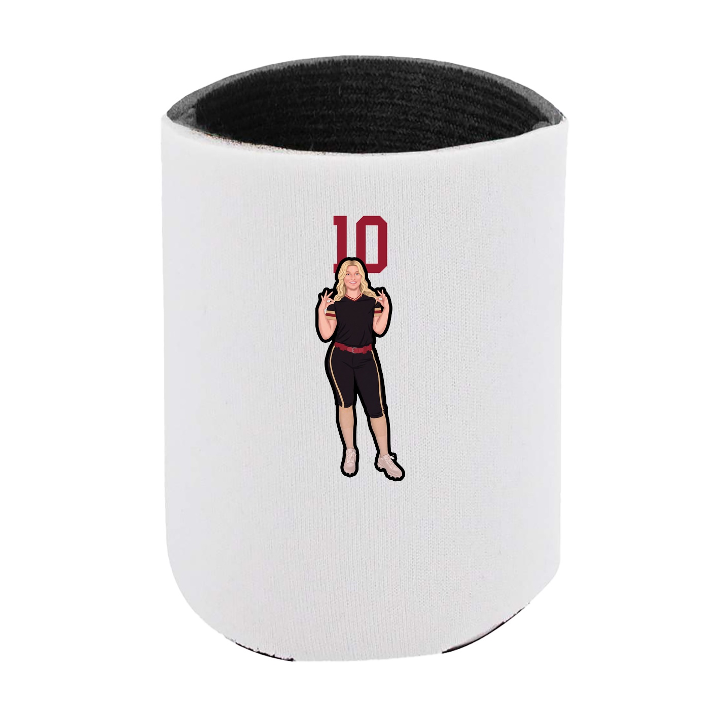 Can Holder — Number Top in White