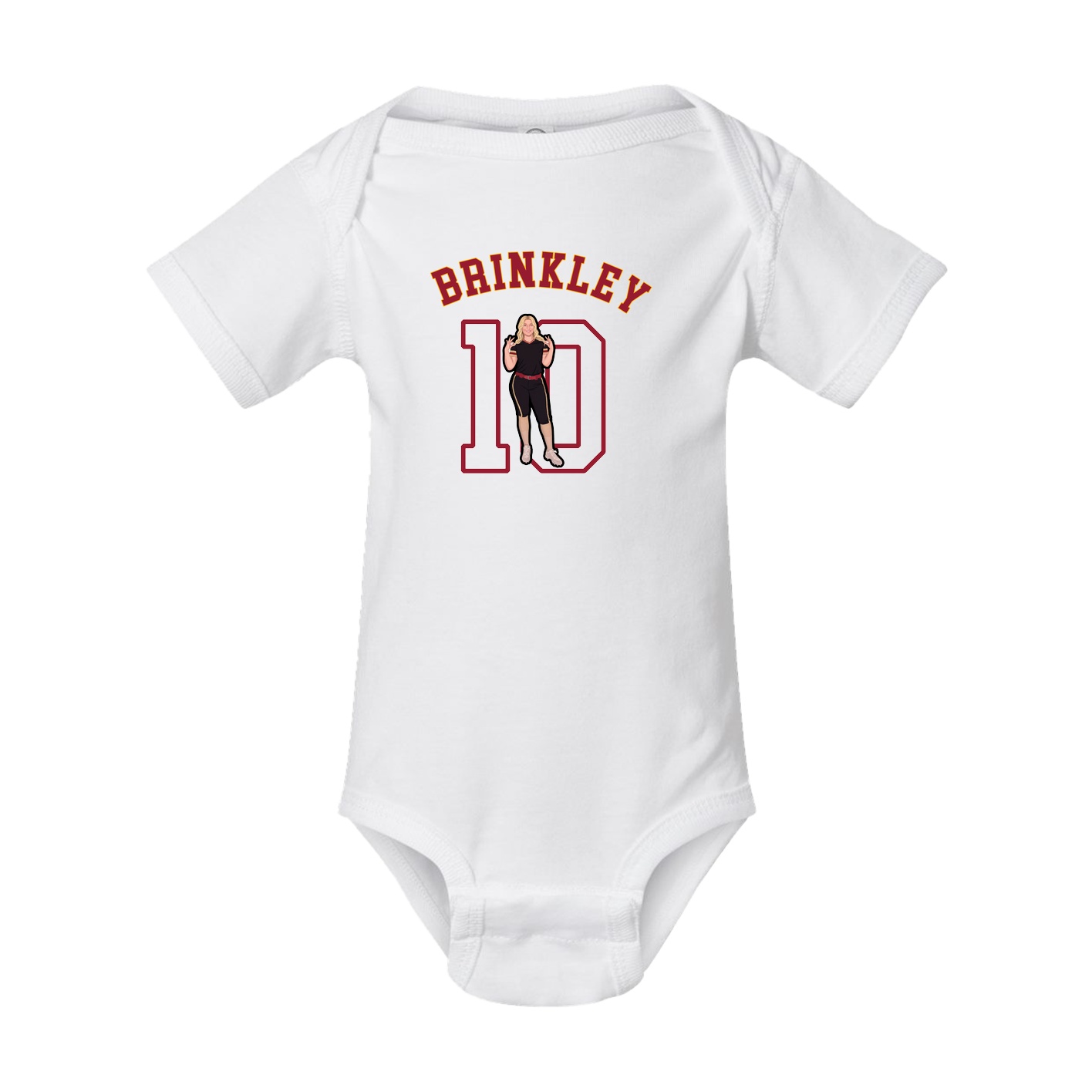 Baby Onesie — Shirsey Arch in White