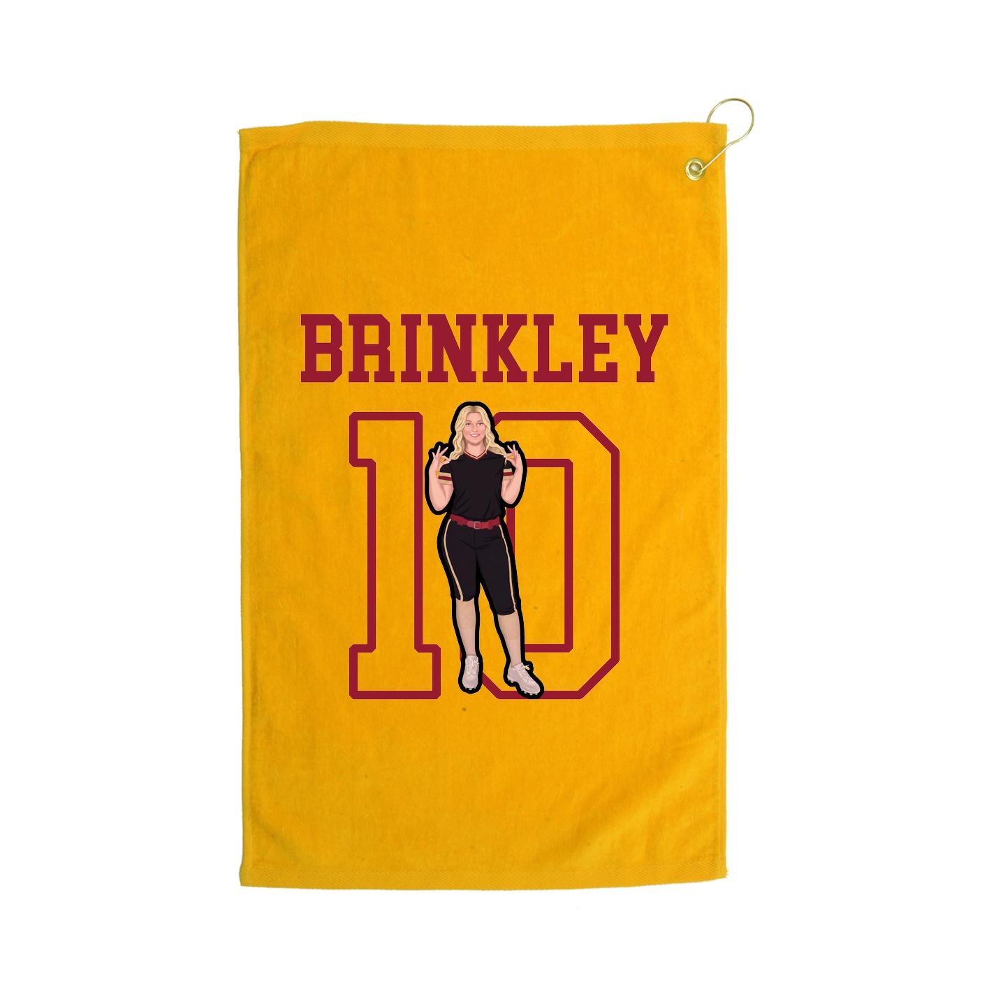 Golf Towel — Shirsey in Gold