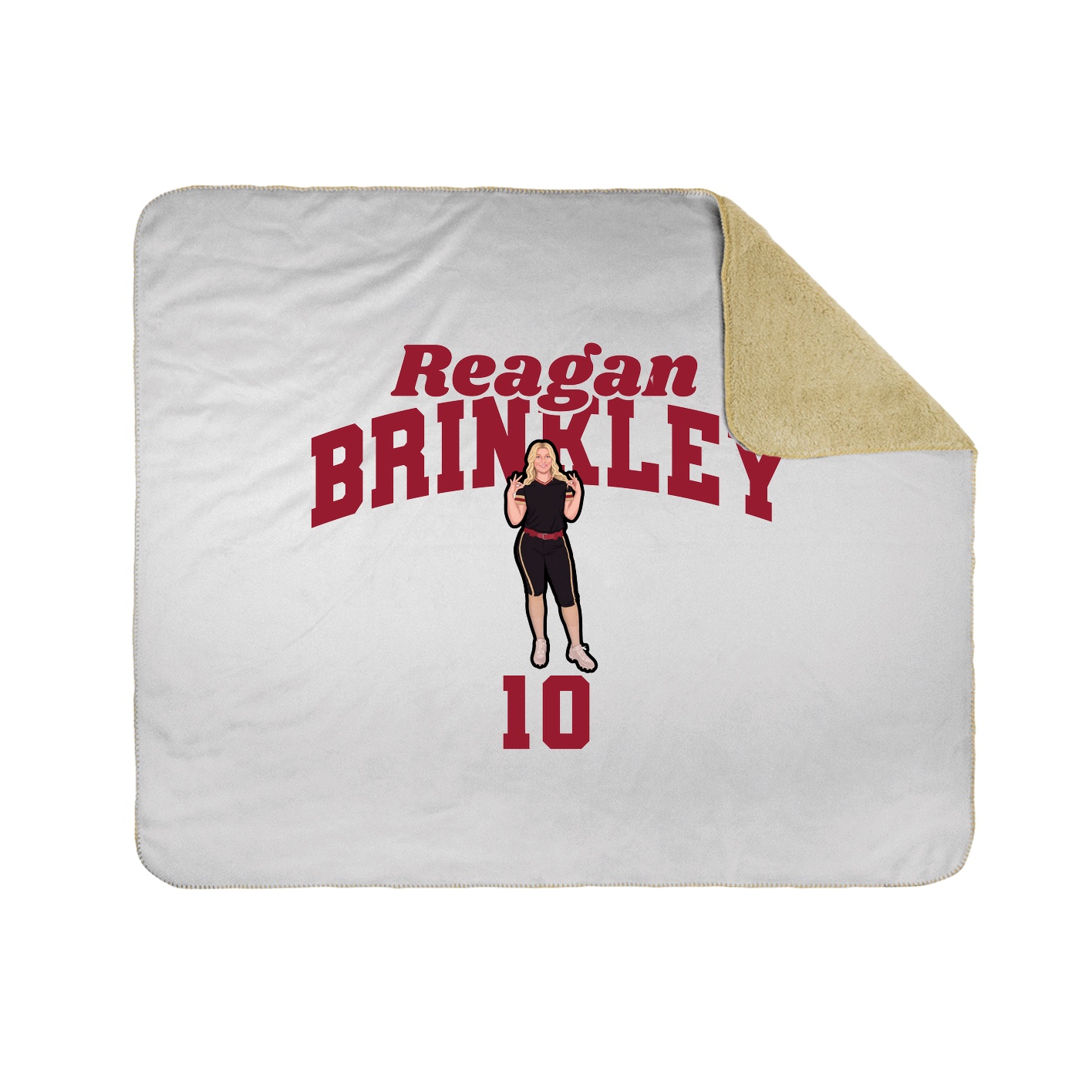 Throw Blanket — Signature Arch in White