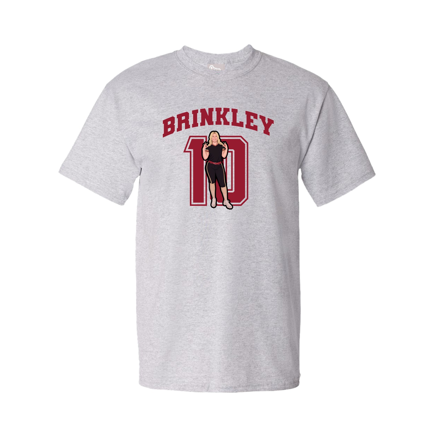 Tee — Number in Grey