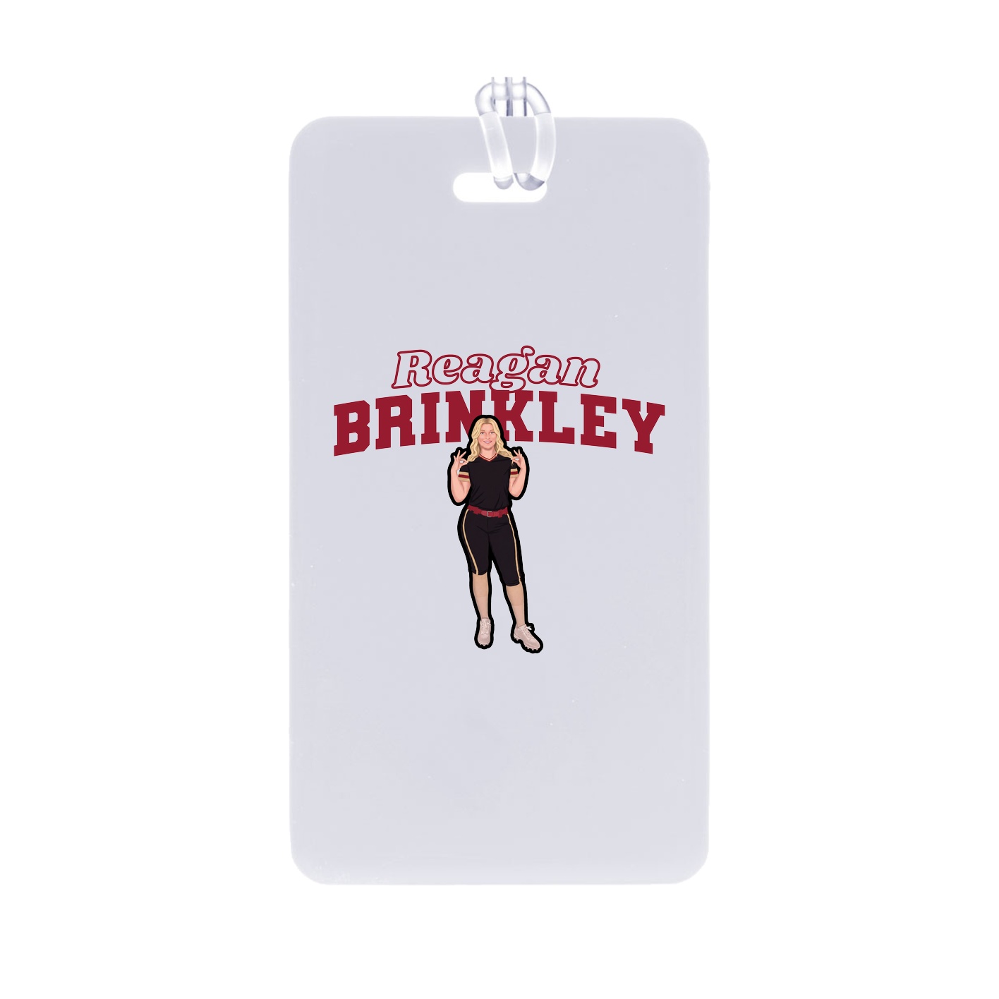 Bag Tag — Name Arch in Classic