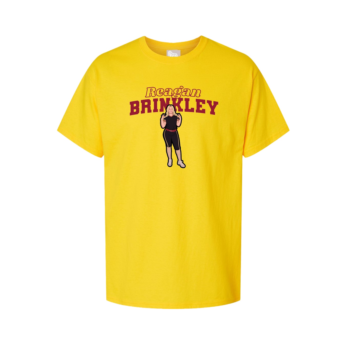 Tee — Name Arch in Gold