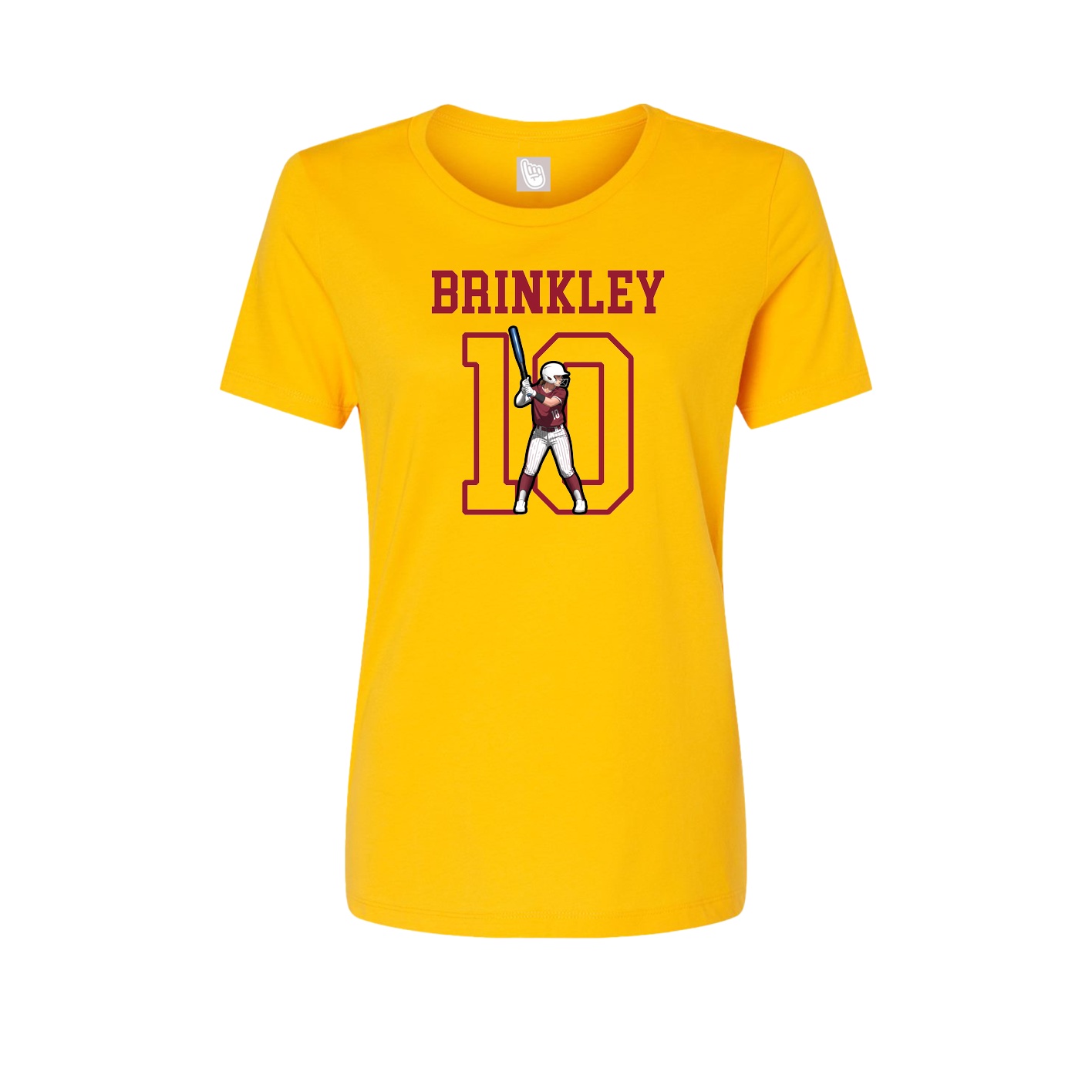 Fitted Women's Tee — Shirsey in Gold