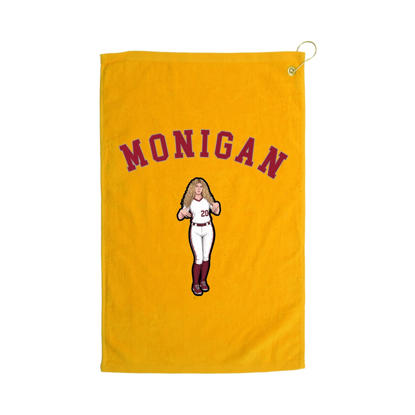 Golf Towel — Shirsey Arch in Gold