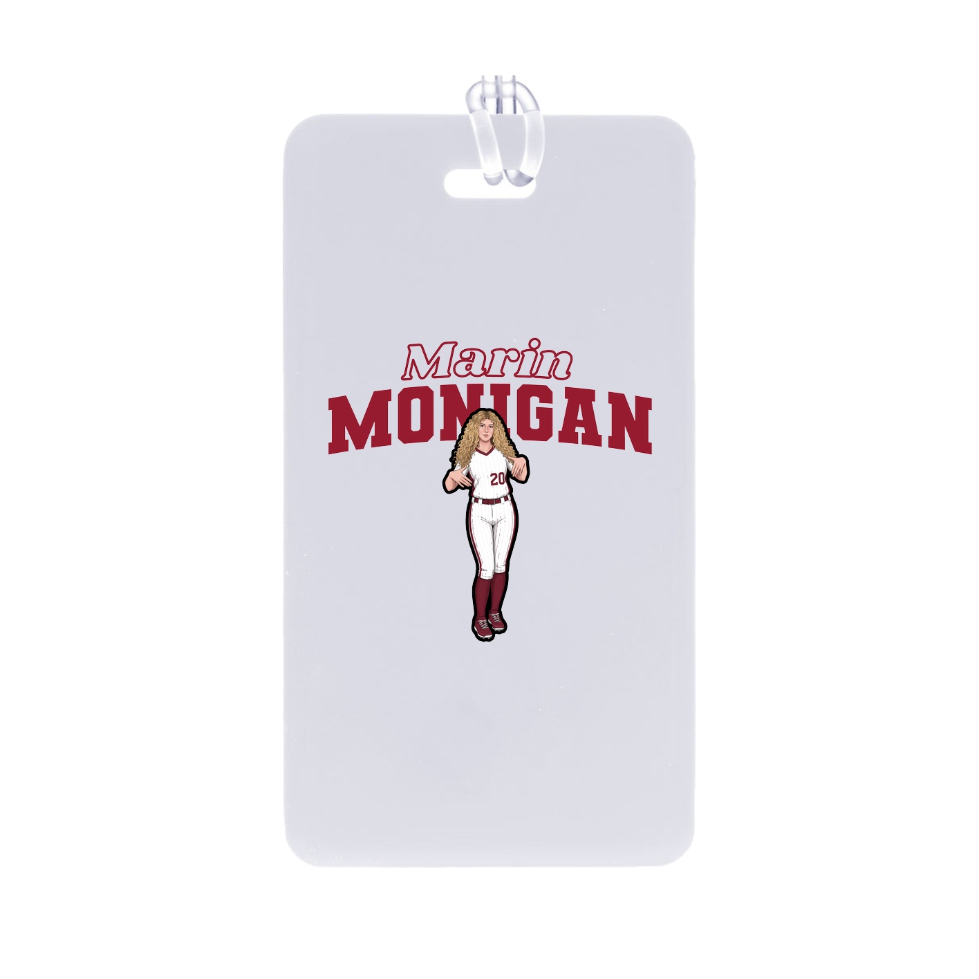 Bag Tag — Name Arch in Classic