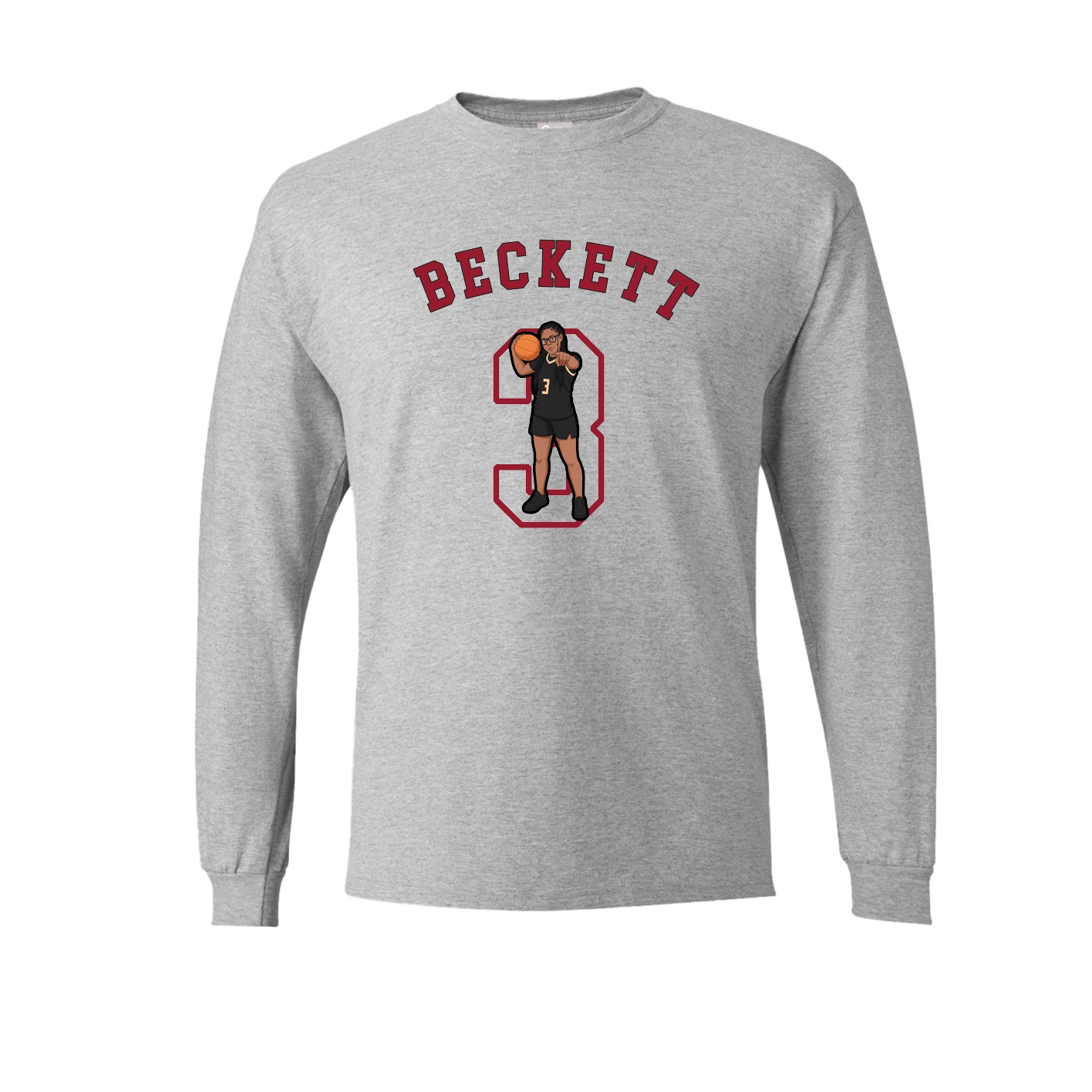 Long Sleeve Tee — Shirsey Arch in Grey