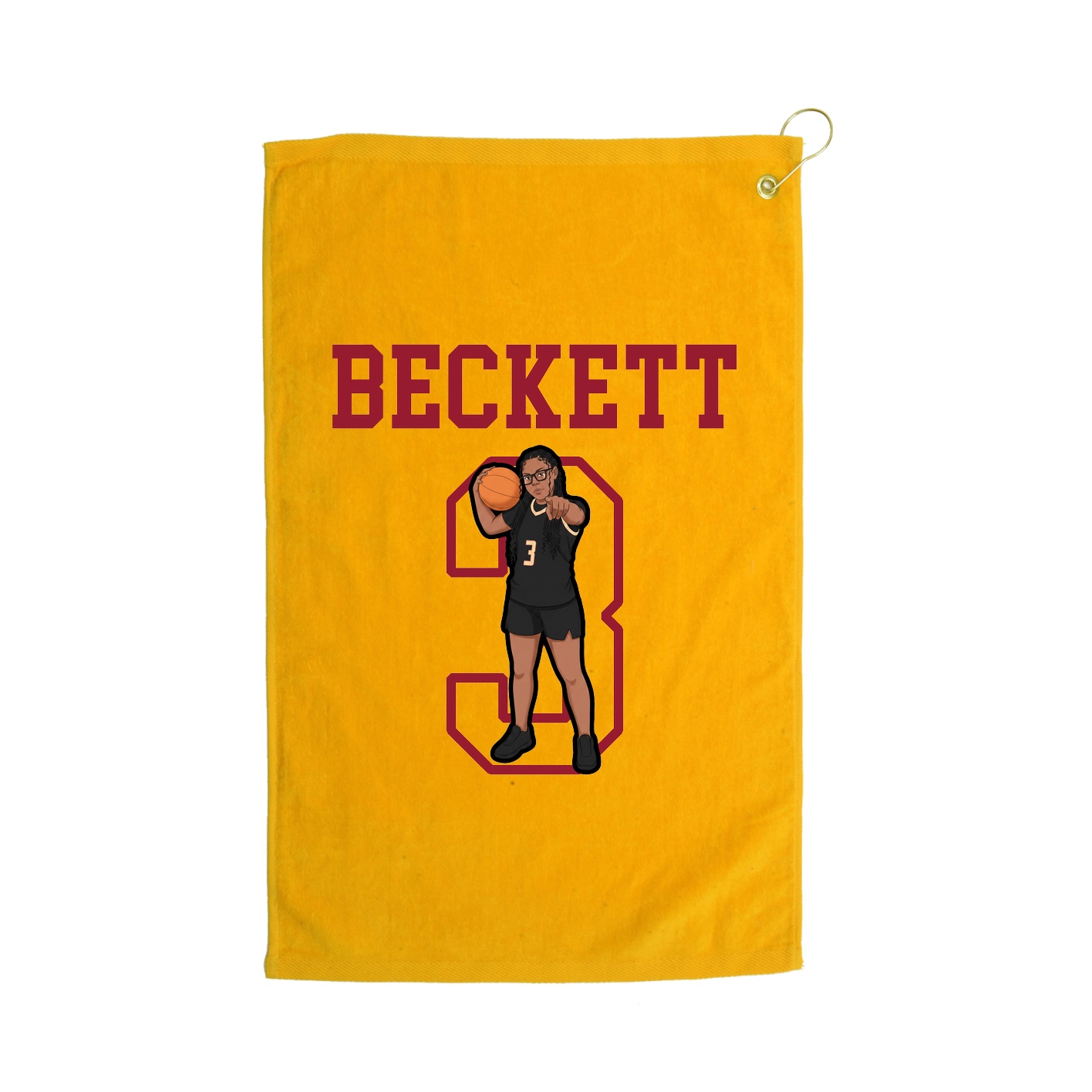 Golf Towel — Shirsey in Gold