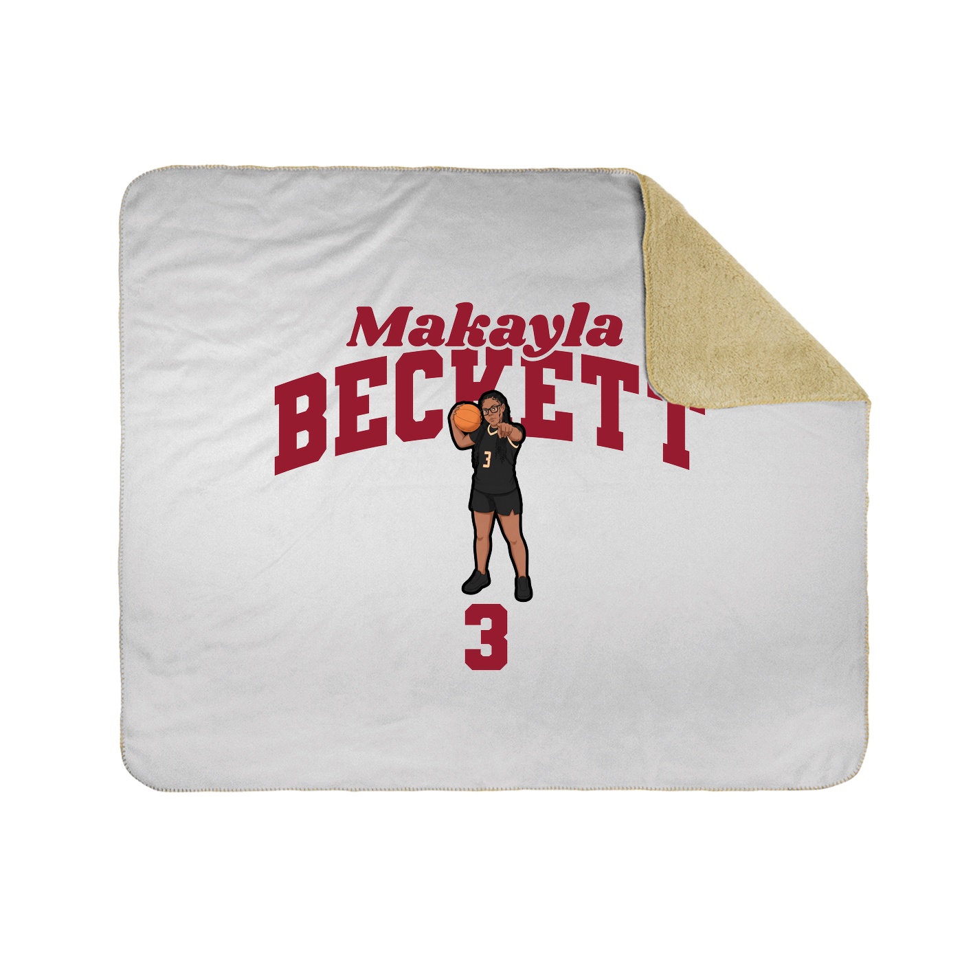 Throw Blanket — Signature Arch in White