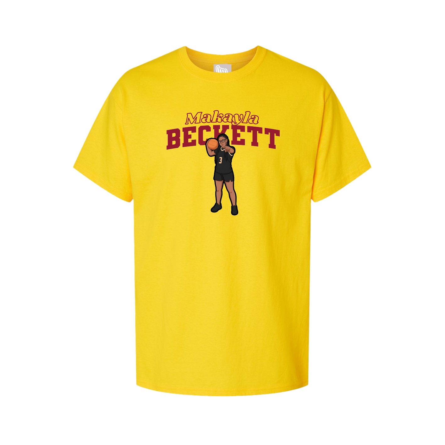 Tee — Name Arch in Gold
