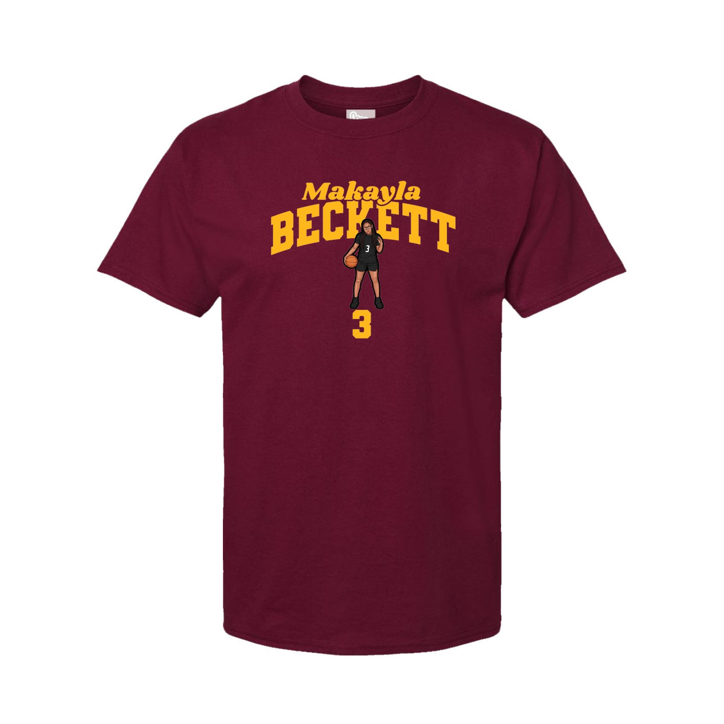 Tee — Signature Arch in Cardinal