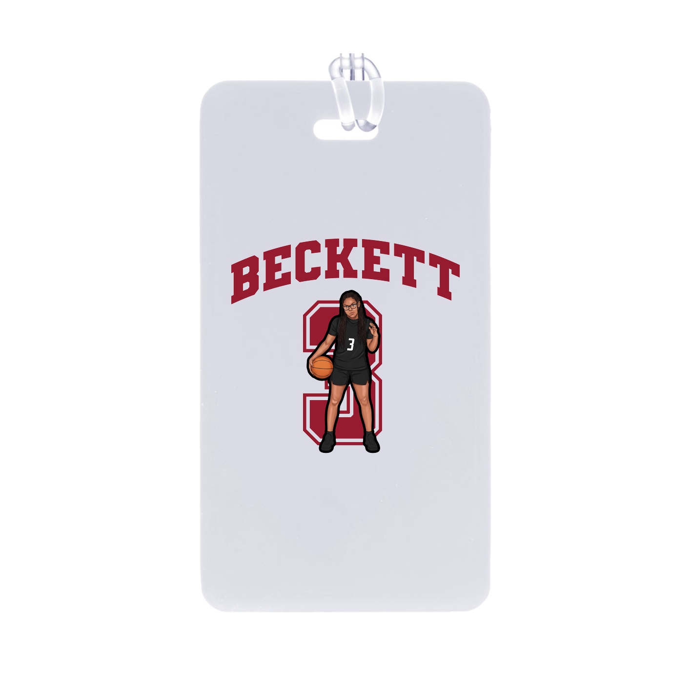 Bag Tag — Number in Classic