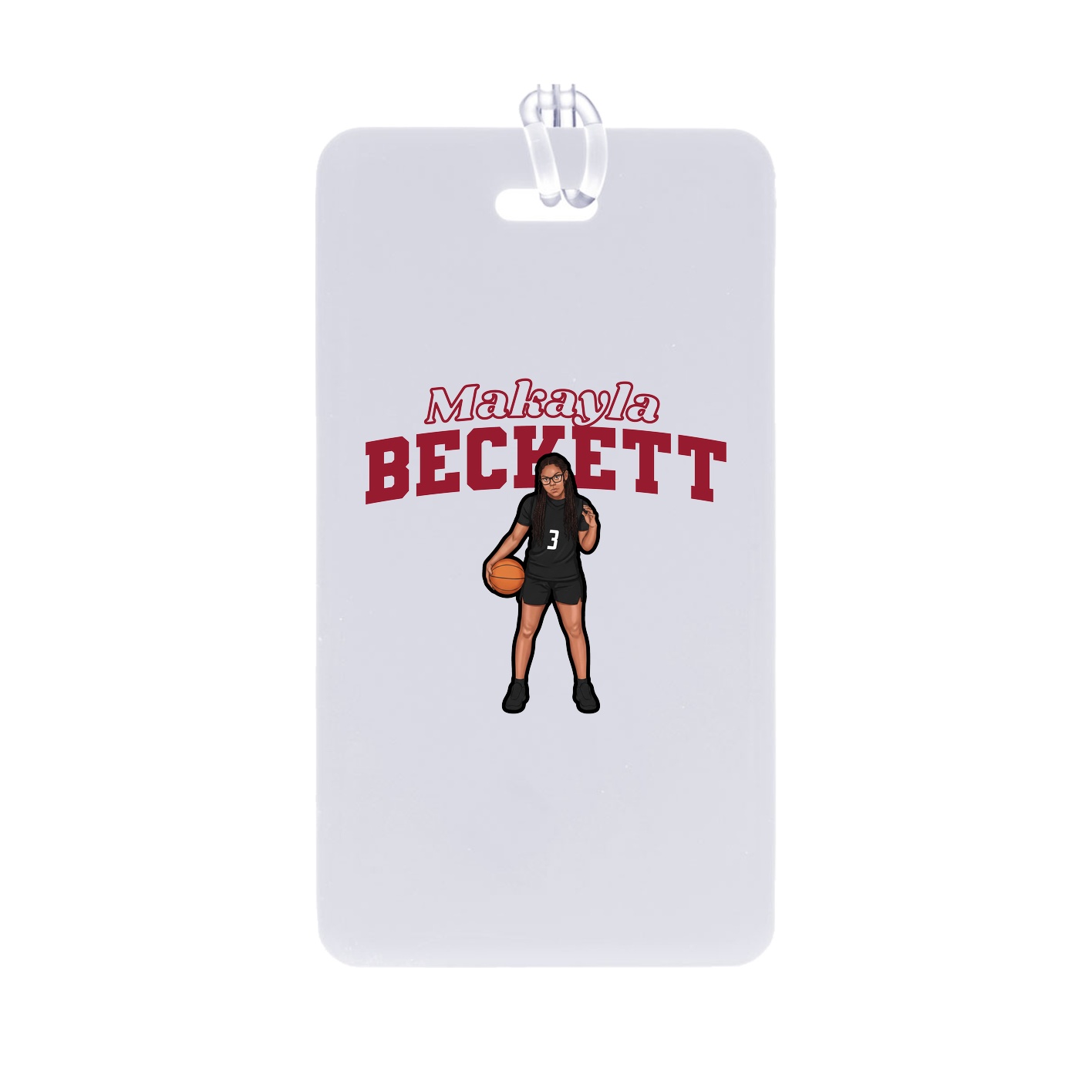 Bag Tag — Name Arch in Classic