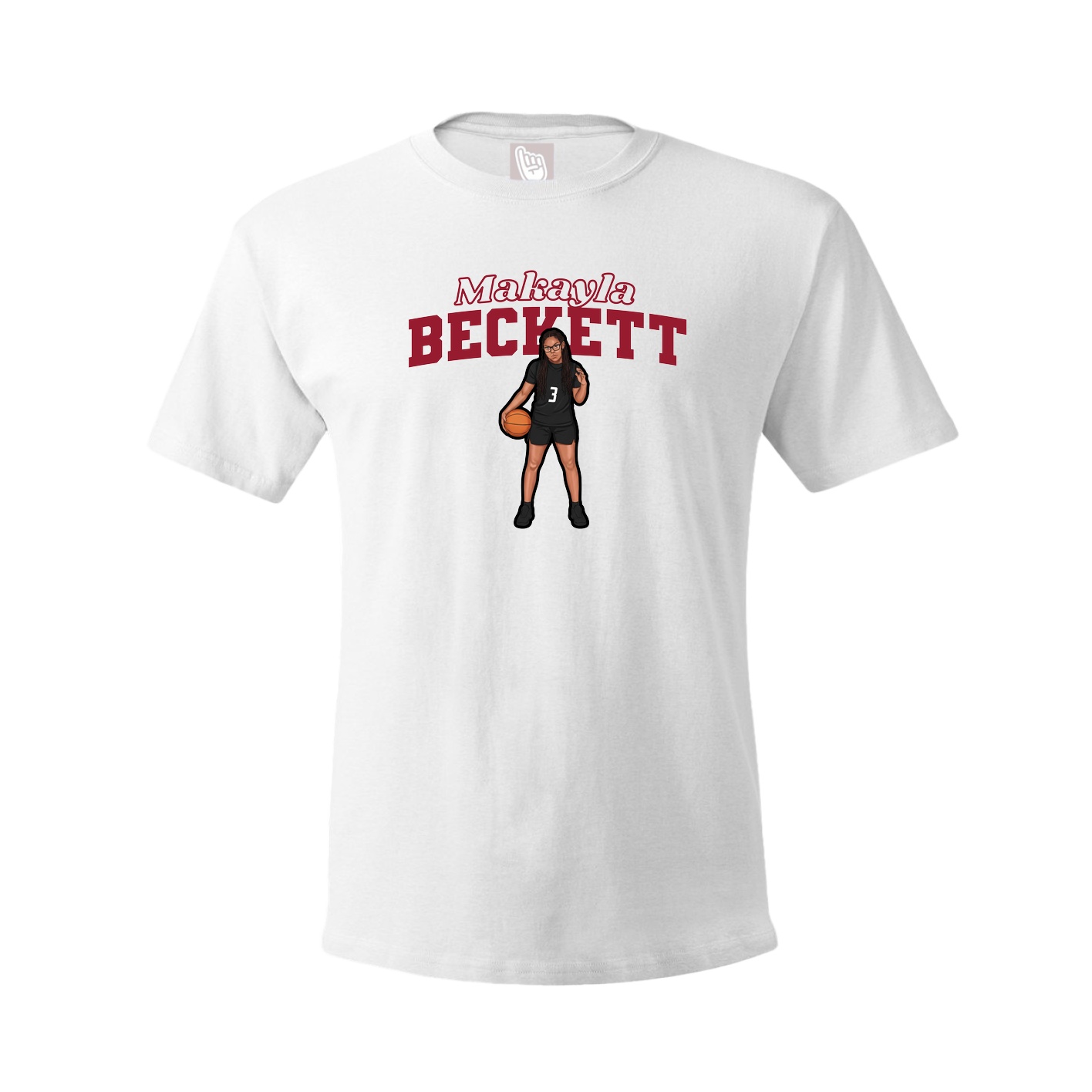Tee — Name Arch in White