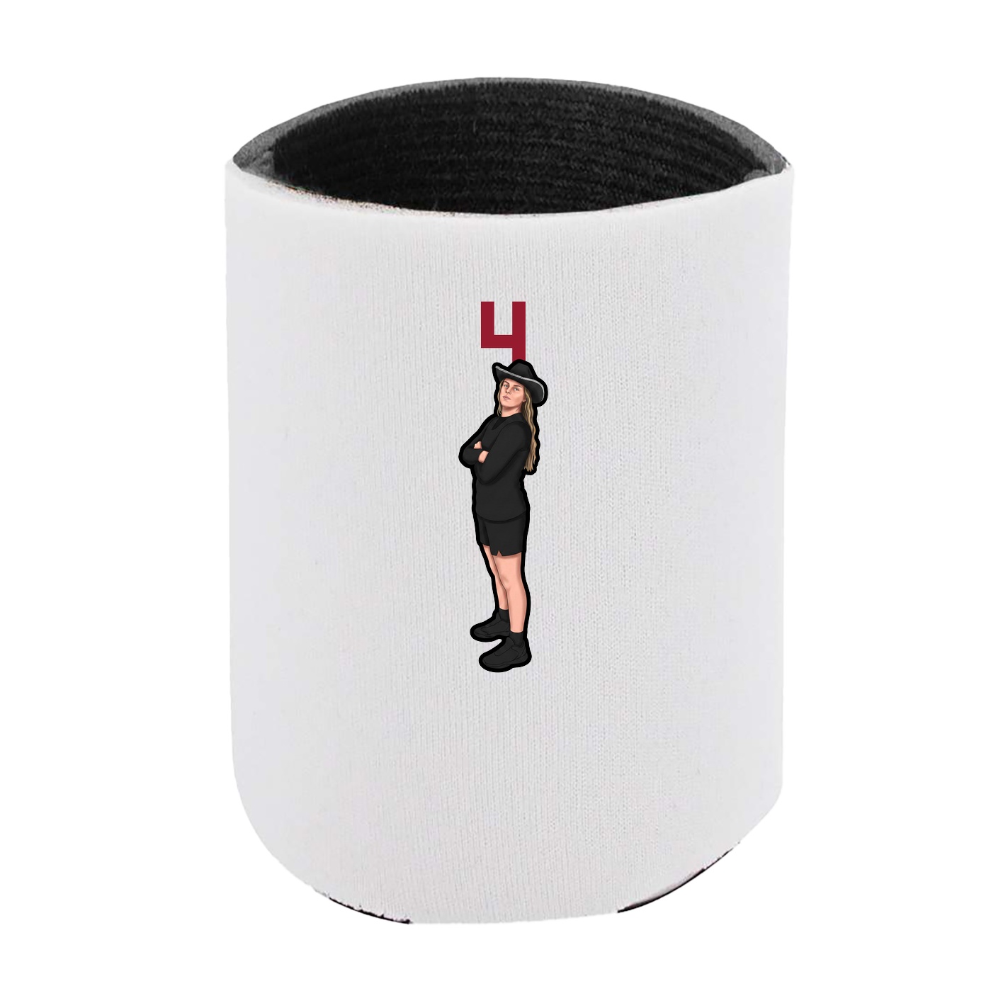 Can Holder — Number Top in White