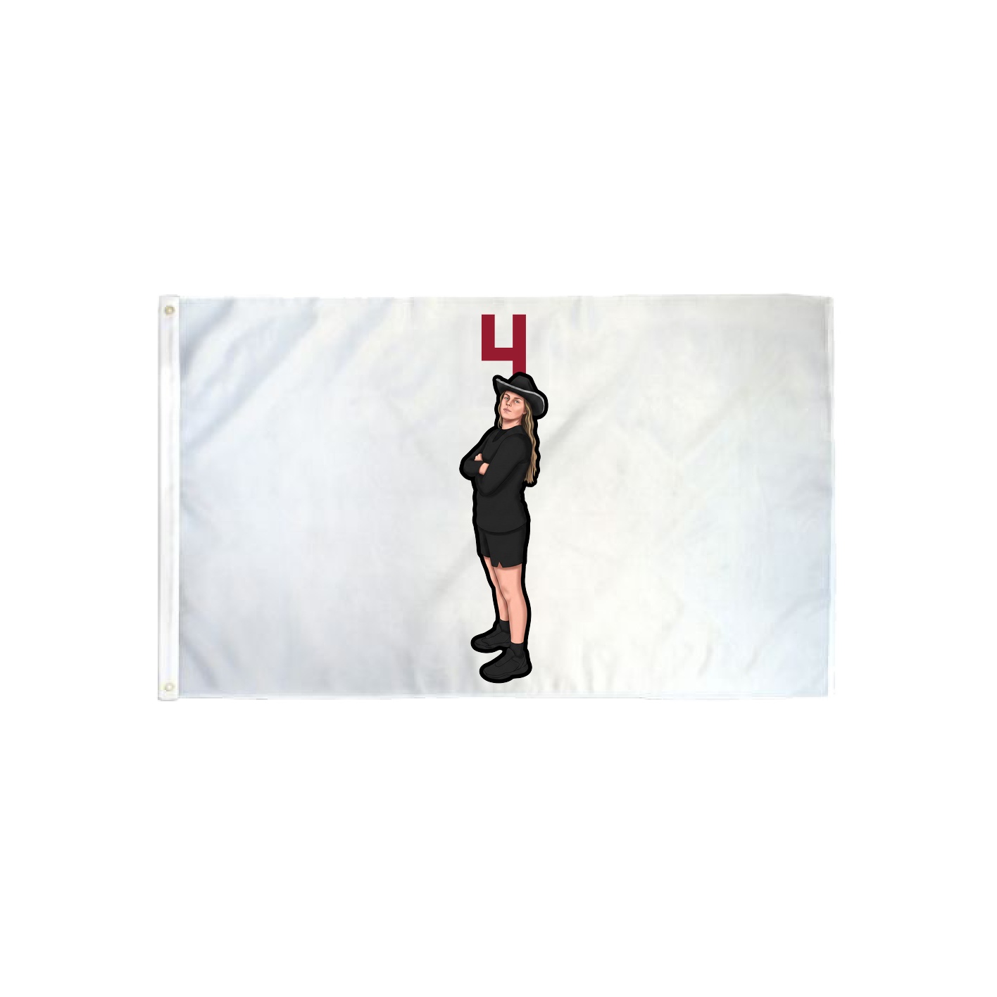 3x5 Flag — Number Top in Classic