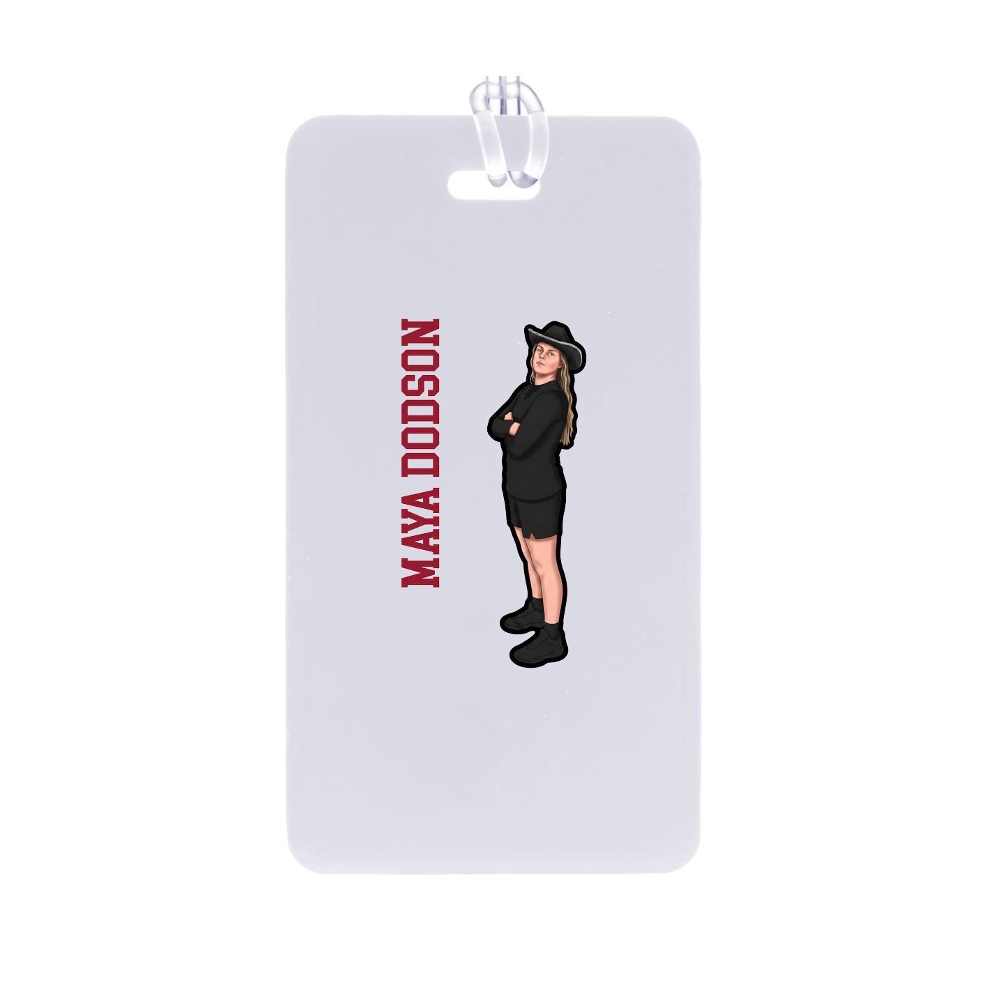 Bag Tag — Name Vertical in Classic