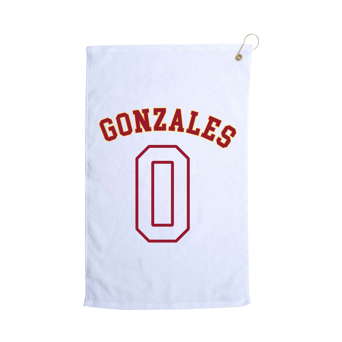 Golf Towel — Shirsey Arch in White