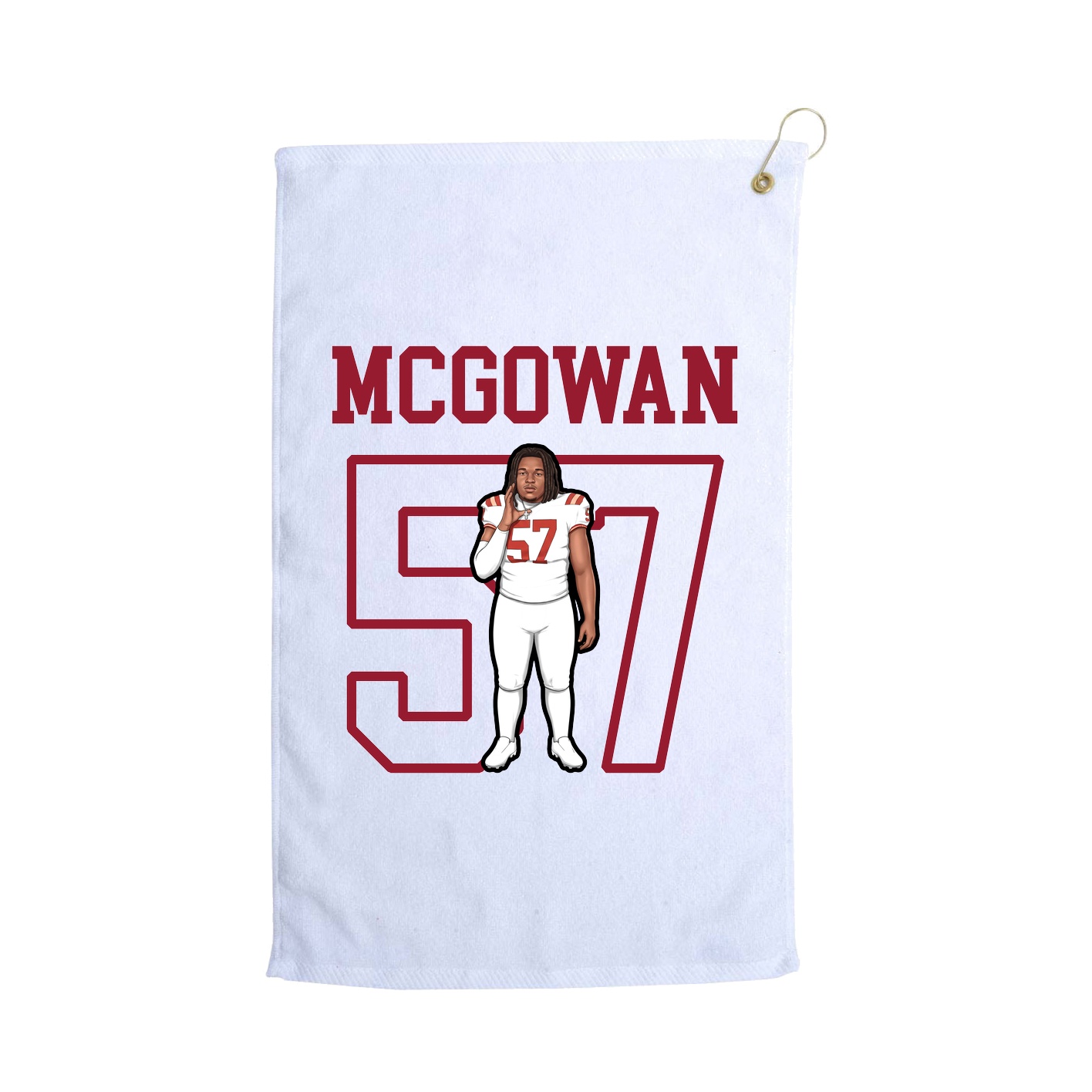 Golf Towel — Shirsey in White