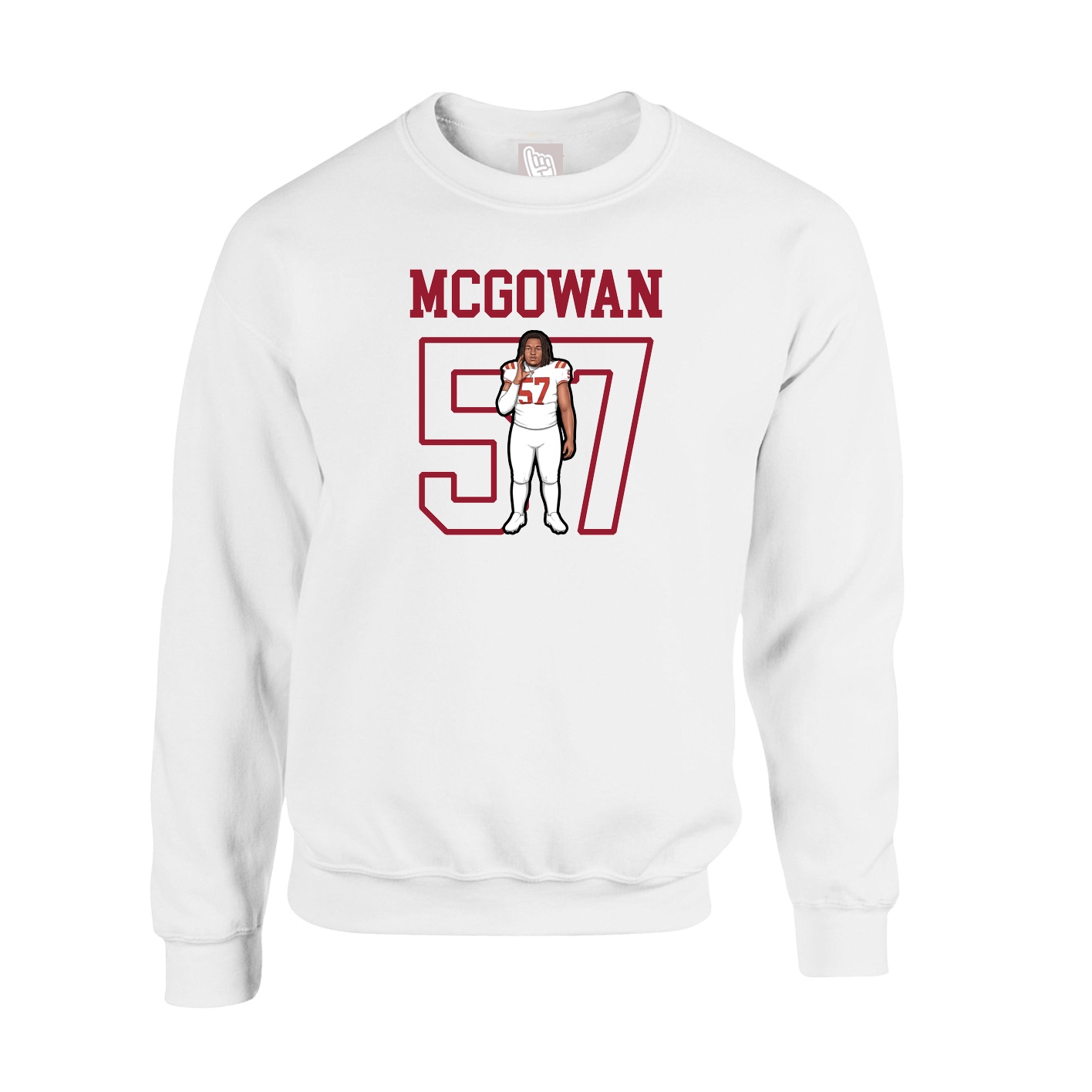 Fleece Crew — Shirsey in White