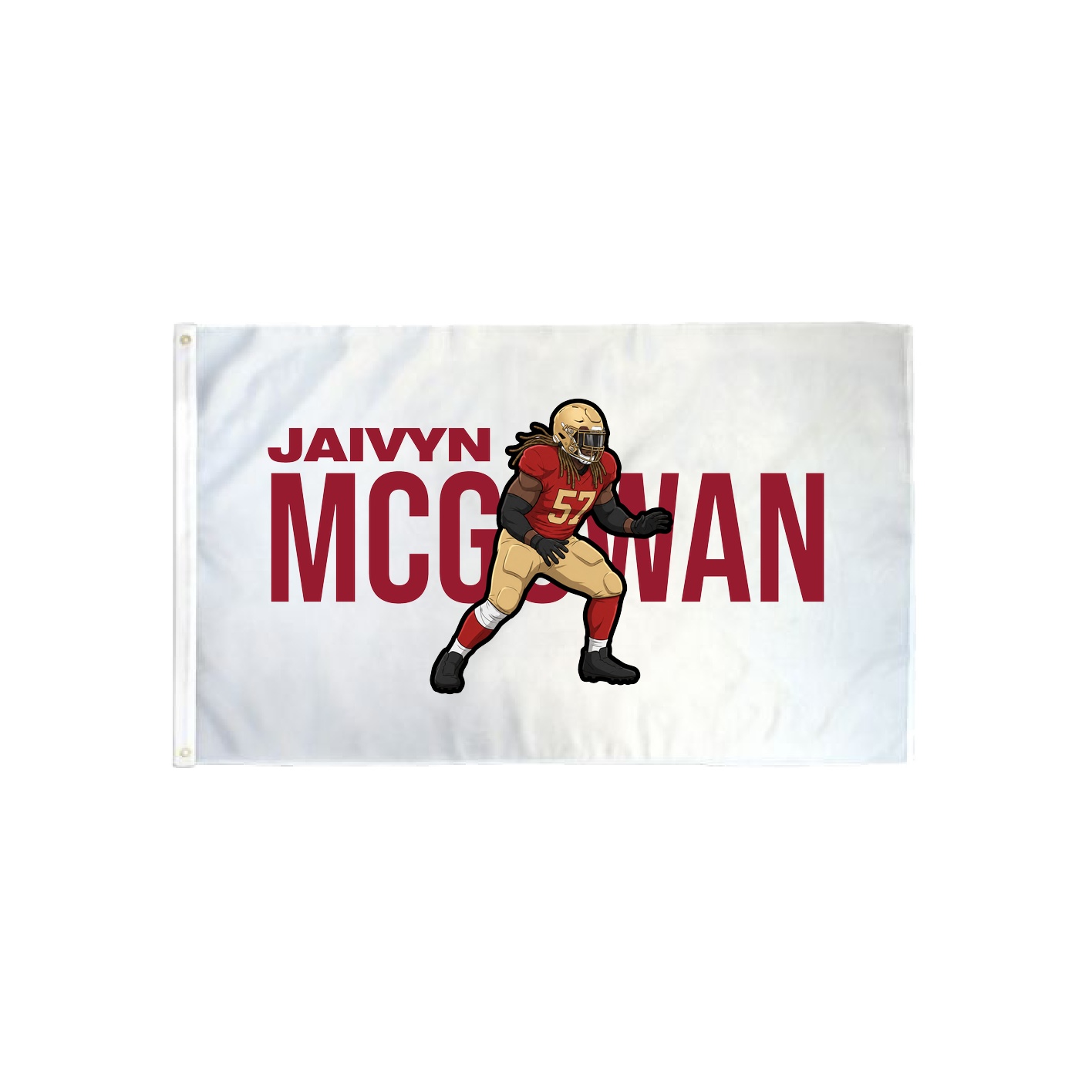 3x5 Flag — Player Name in Classic