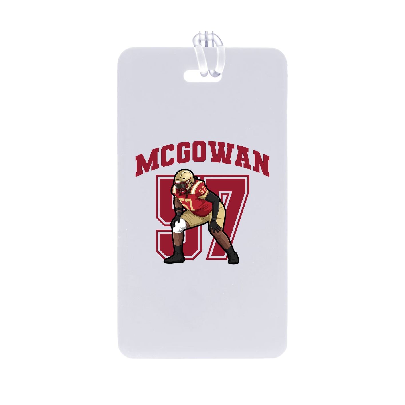 Bag Tag — Number in Classic