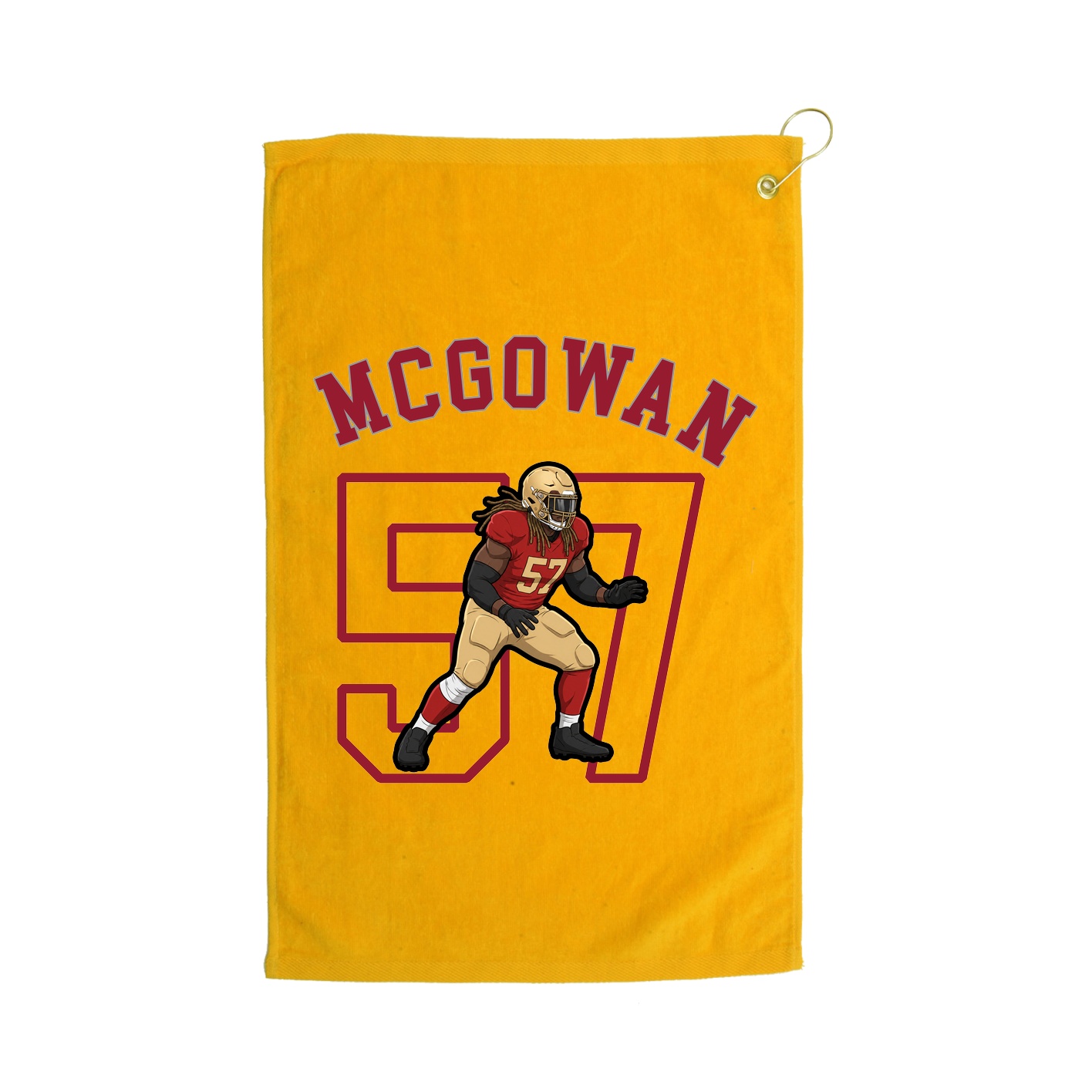Golf Towel — Shirsey Arch in Gold