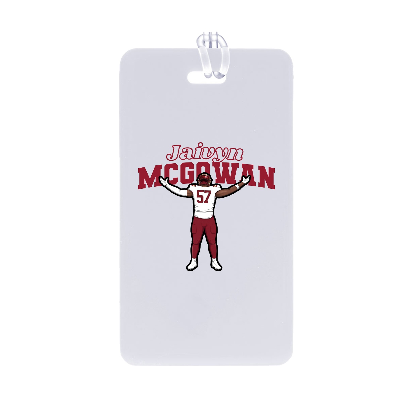 Bag Tag — Name Arch in Classic