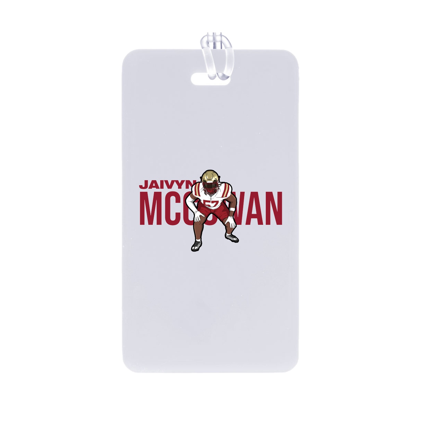 Bag Tag — Player Name in Classic